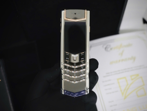 Vertu Signature S Slive Aligator Diamond